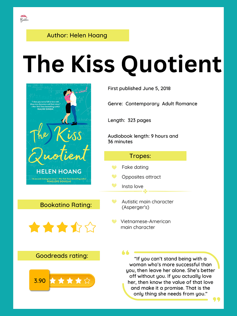 book boyfriends: Michael Phan from The Kiss Quotient by Helen Hoang