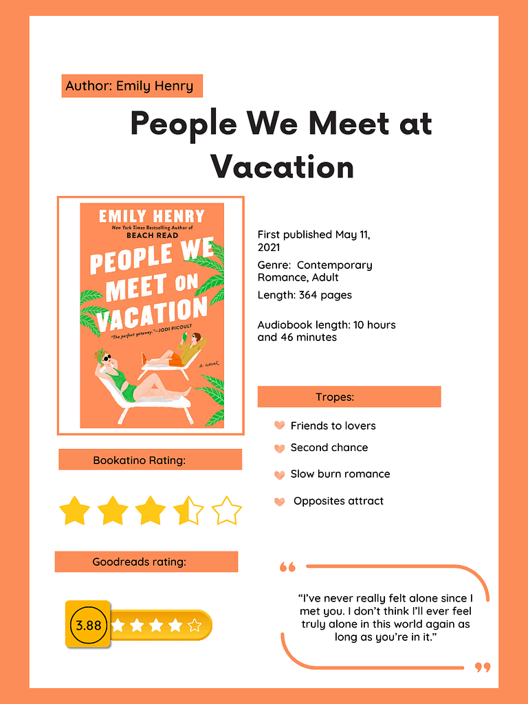 Summer Book: People We Meet at Vacation by Emily Henry